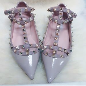 Valentino rockstud caged flat